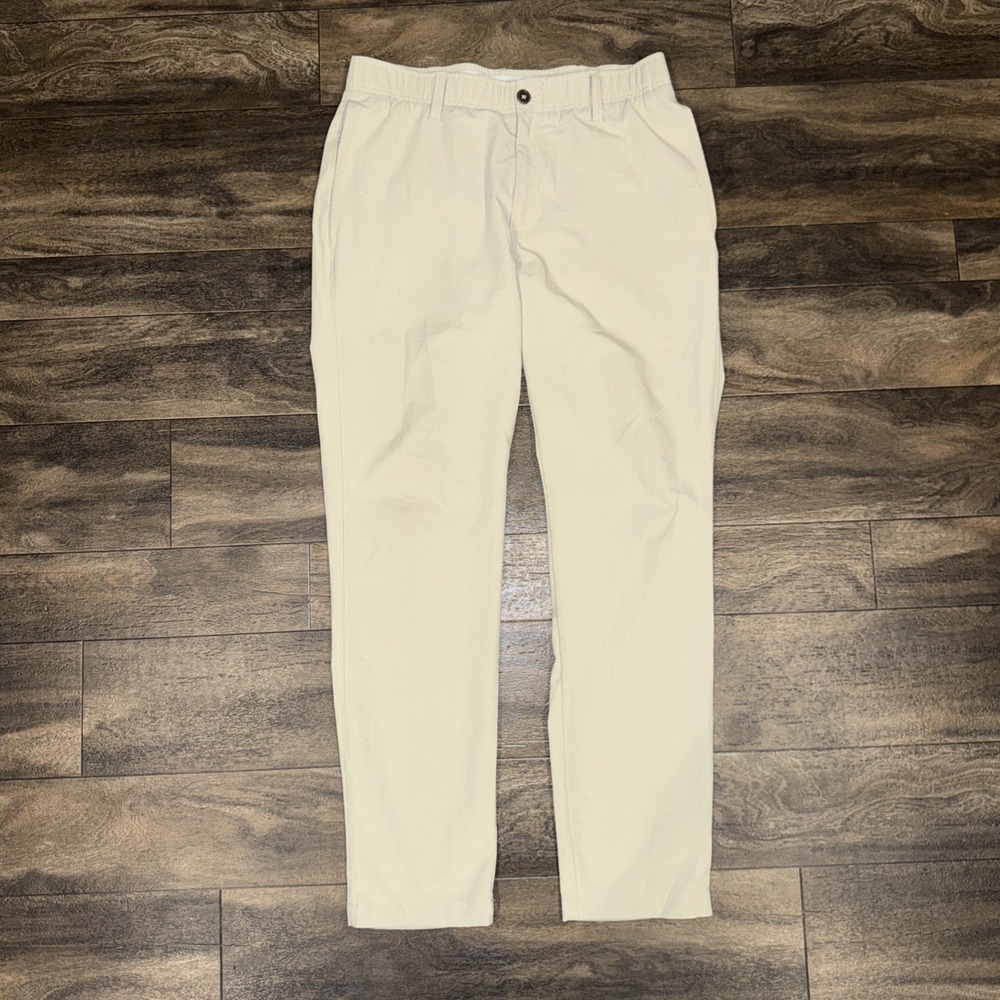 Under Armour Performance Golf Chino Pants Straight Leg Men's 32x30 Light Khaki